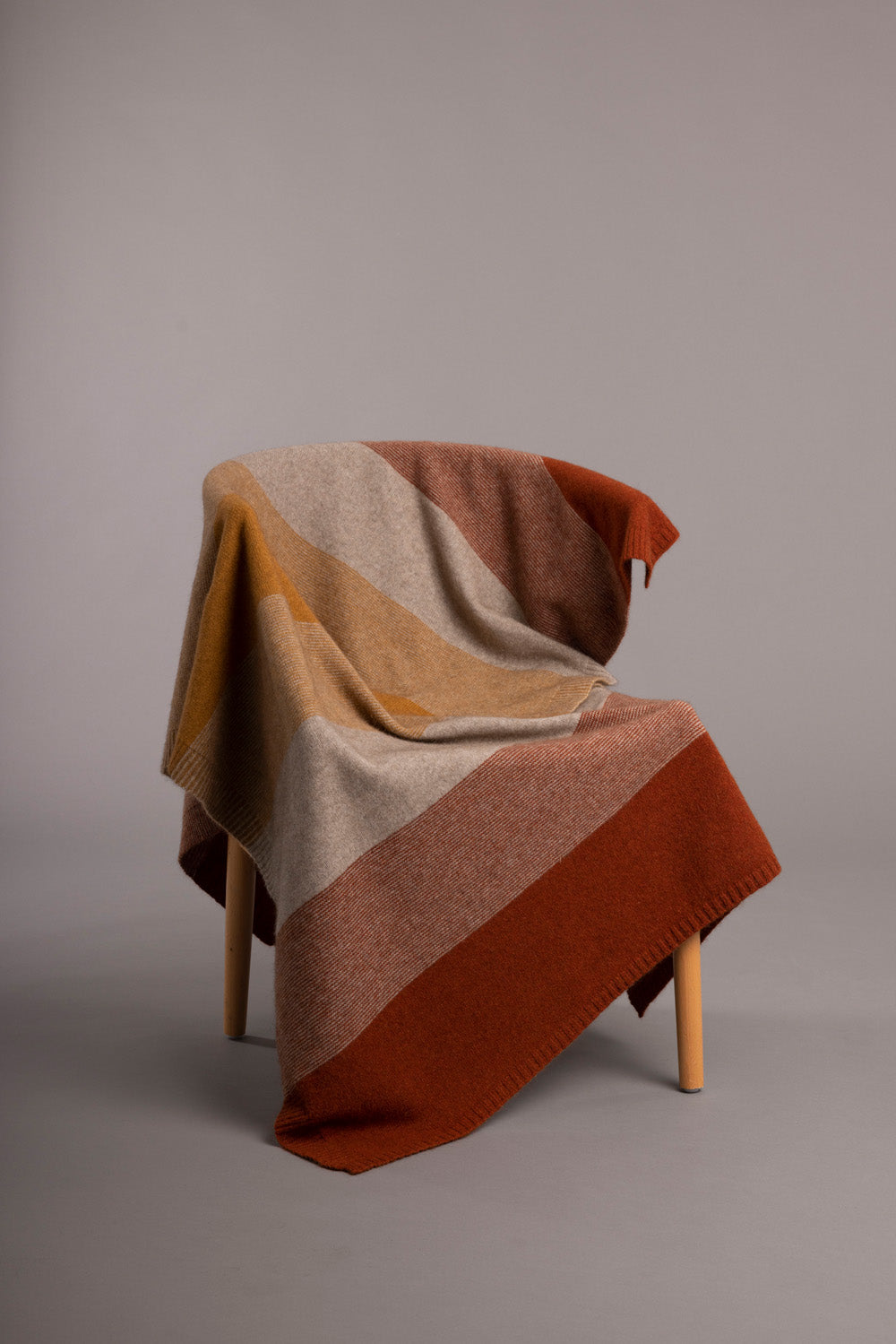 Ombre Possum Merino Throw Main image