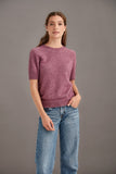 Stepped Stitch Possum Merino T-Shirt