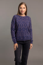Fair Isle Possum Merino Pullover