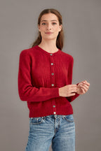 Patchwork Possum Merino Cardigan