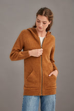 Stepped Stitch Possum Merino Hoodie