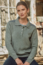 Patched Possum Merino Polo