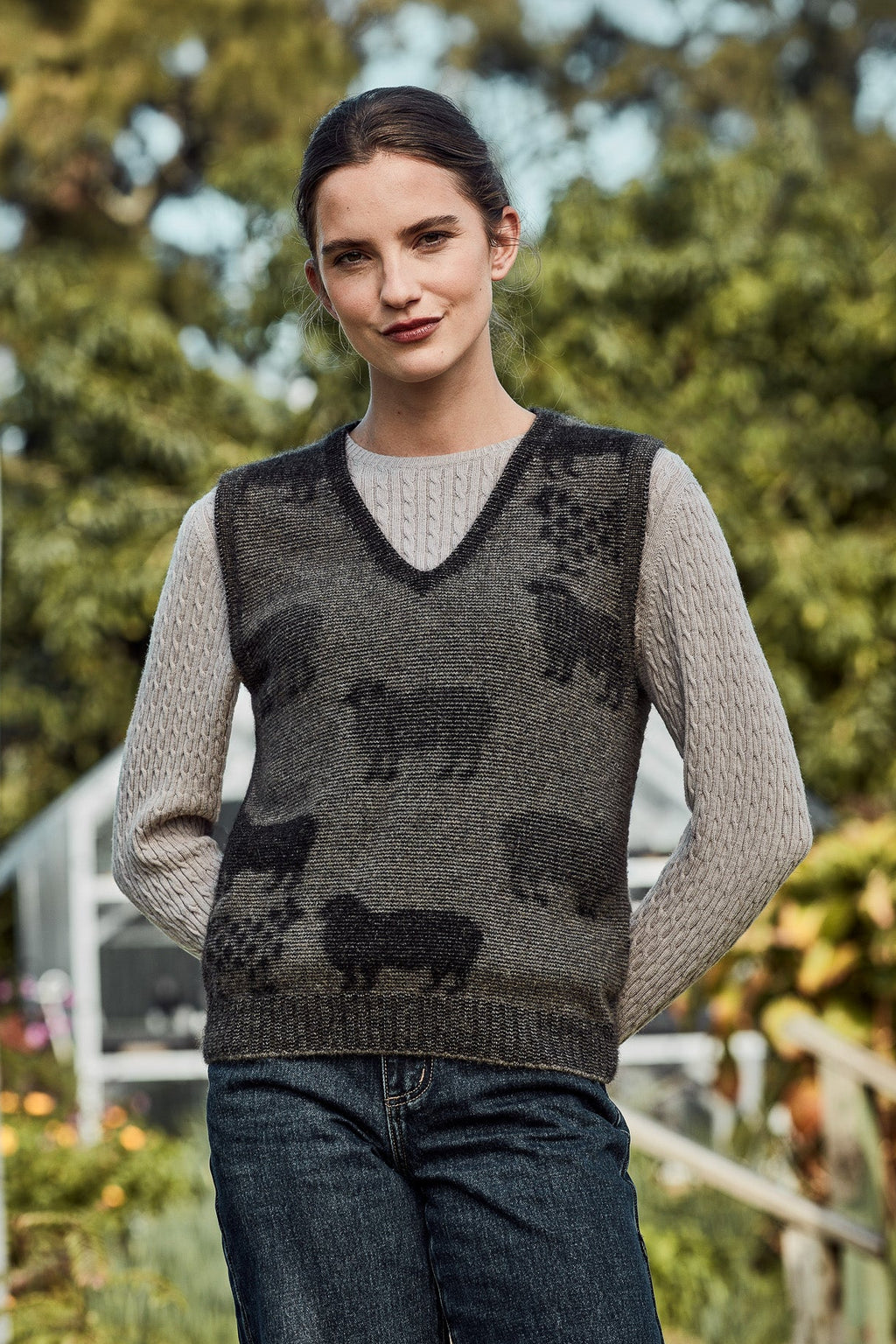 Possum Merino Sheep Vest