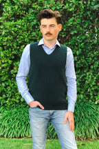 Men's Possum Merino Pullover Vest