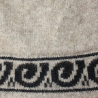 Koru Motif Skull Possum Merino Beanie