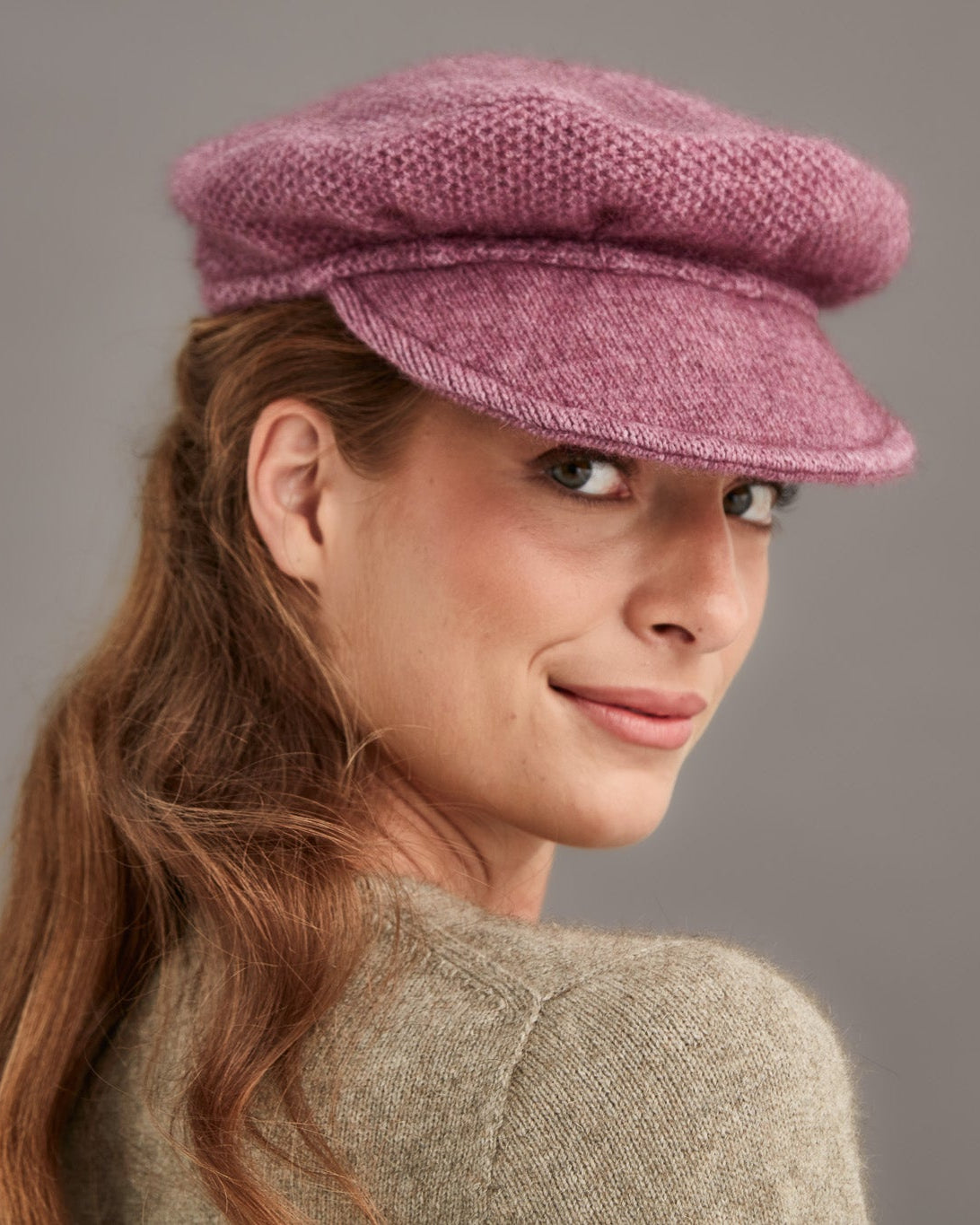 Soft Peak Possum Merino Cap Secondary image