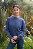 Lace Detail Possum Merino Crew Neck Jersey