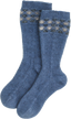 Wave Trim Possum Merino Socks