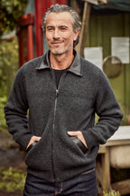 Lambskin Collar Possum Merino Jacket