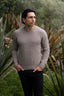 Rack Stitch Crew Neck Possum Merino Jersey