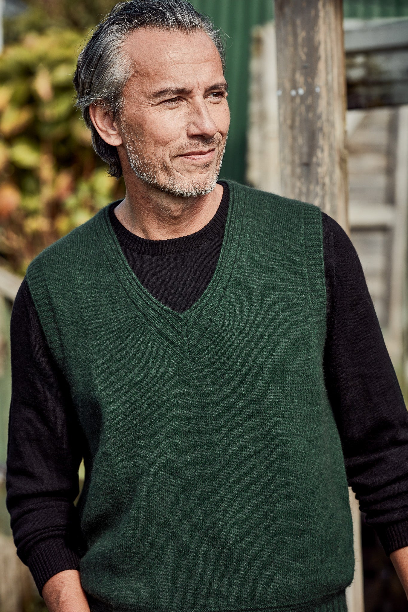 Mens Possum Merino Ridge Vest Secondary image