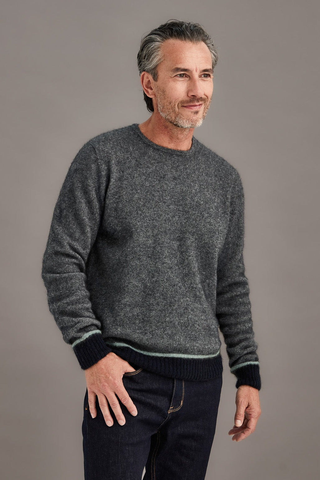 Men's Possum Merino Horizon Sweater
