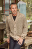 Possum Merino Fair Isle Shawl Cardigan