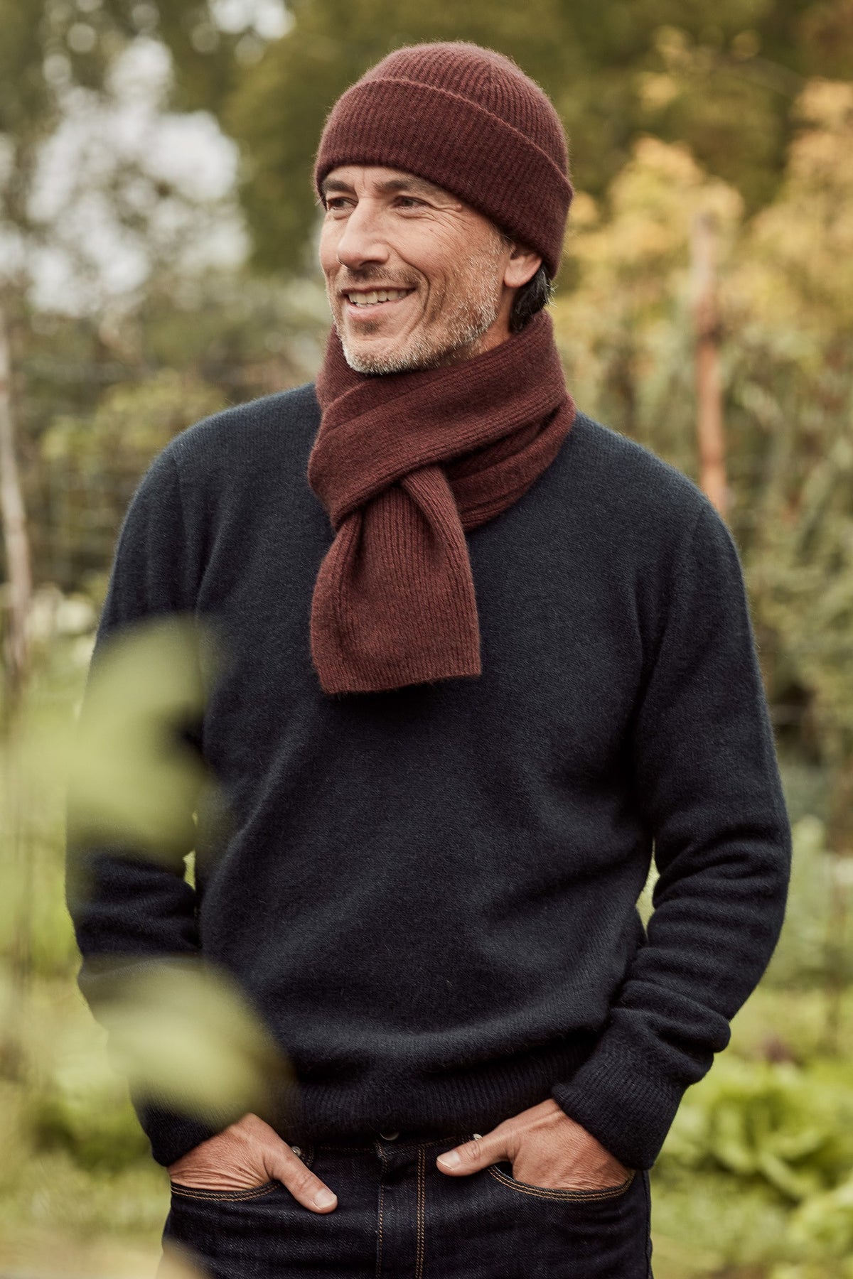 Possum Merino Fine Rib Scarf Main image