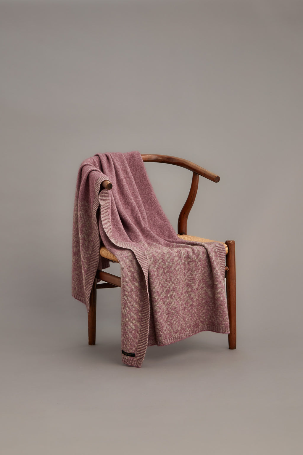 Fair Isle Possum Merino Blanket