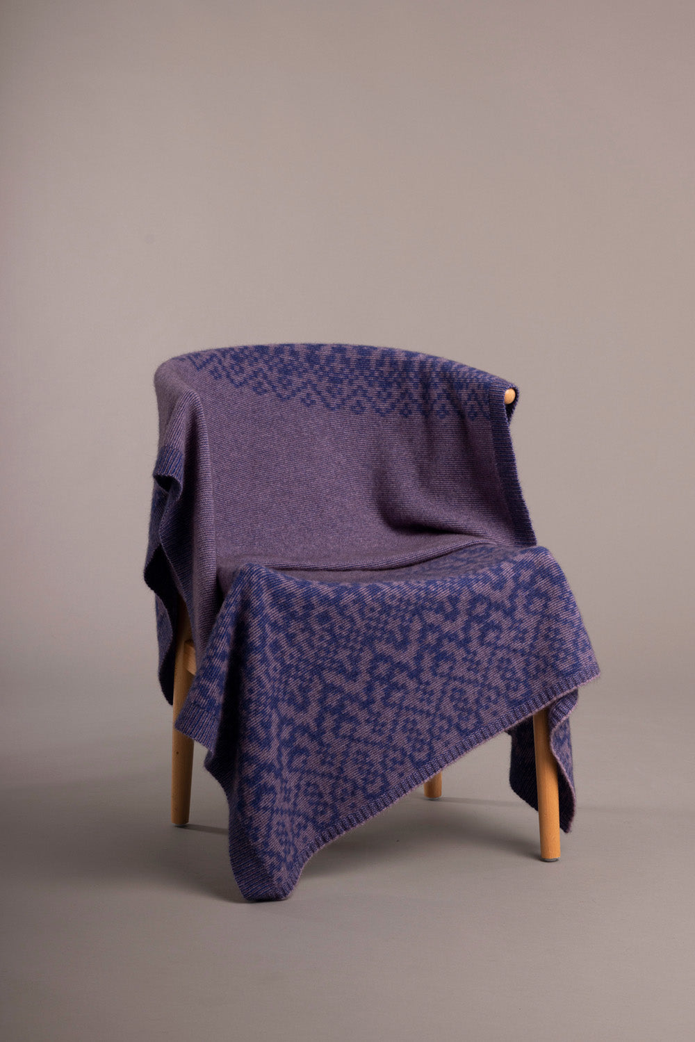 Fair Isle Possum Merino Blanket Secondary image