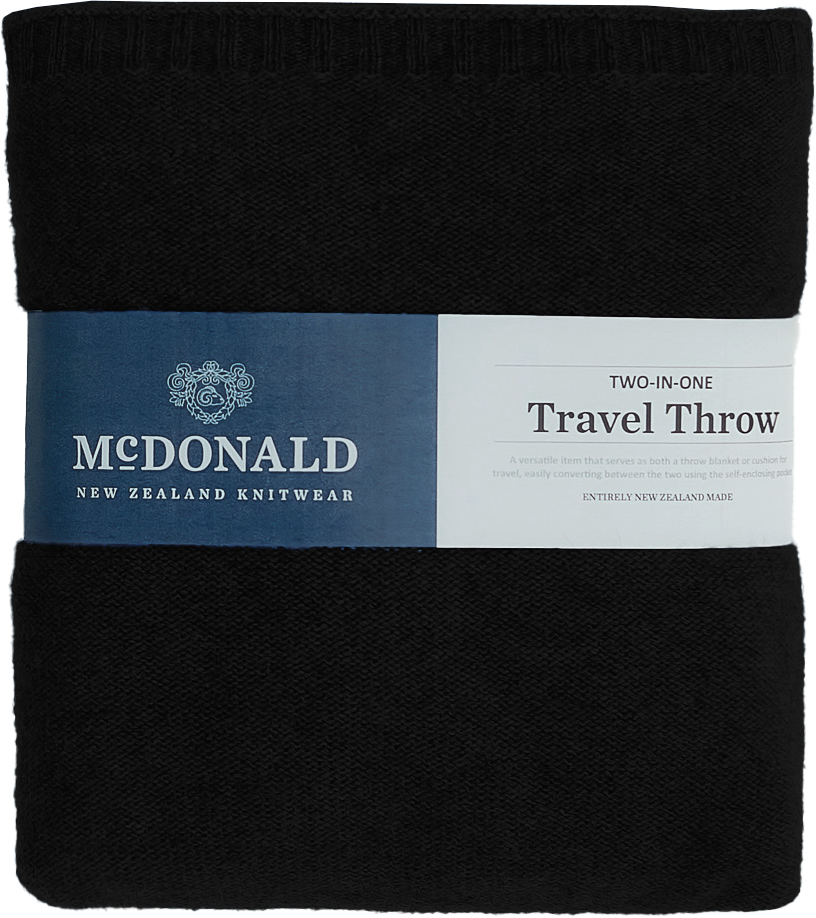 Travel Throw Possum Merino - McDonald