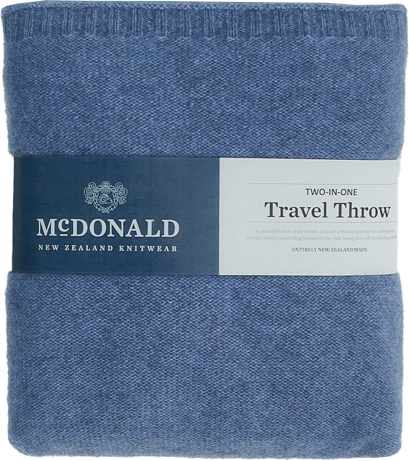 Travel Throw Possum Merino - McDonald