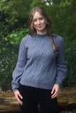 Cable Bell Sleeve Possum Merino Jumper