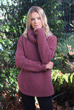 Stratus Cowl Neck Possum Merino Jumper