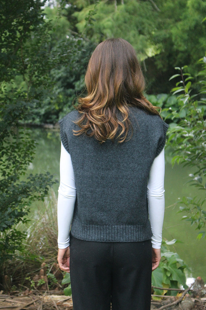 Possum Merino Serene Vest - Lothlorian Knitwear | Possum Boutique