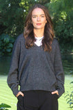 Cavern Possum Merino V Neck Jumper
