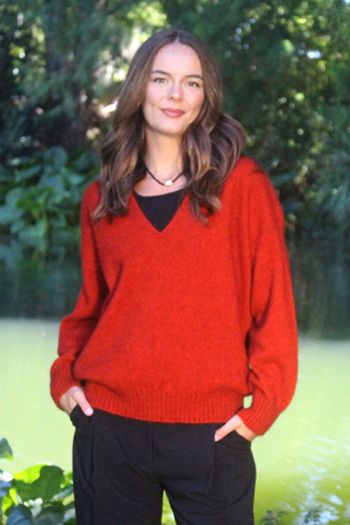 Cavern Possum Merino V Neck Jumper Secondary image