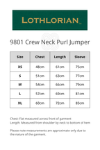 Crew Neck Possum Merino Purl Jumper