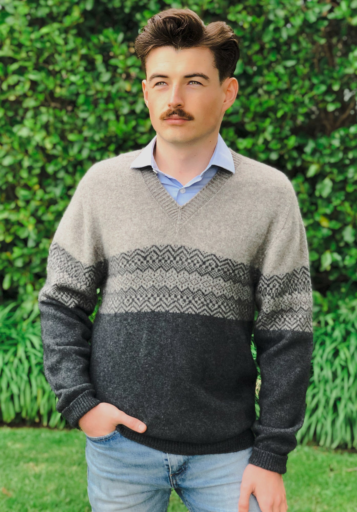 Men's Possum Merino Ski Jumper Main image