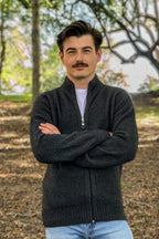 Mens Possum Merino Patch Jacket