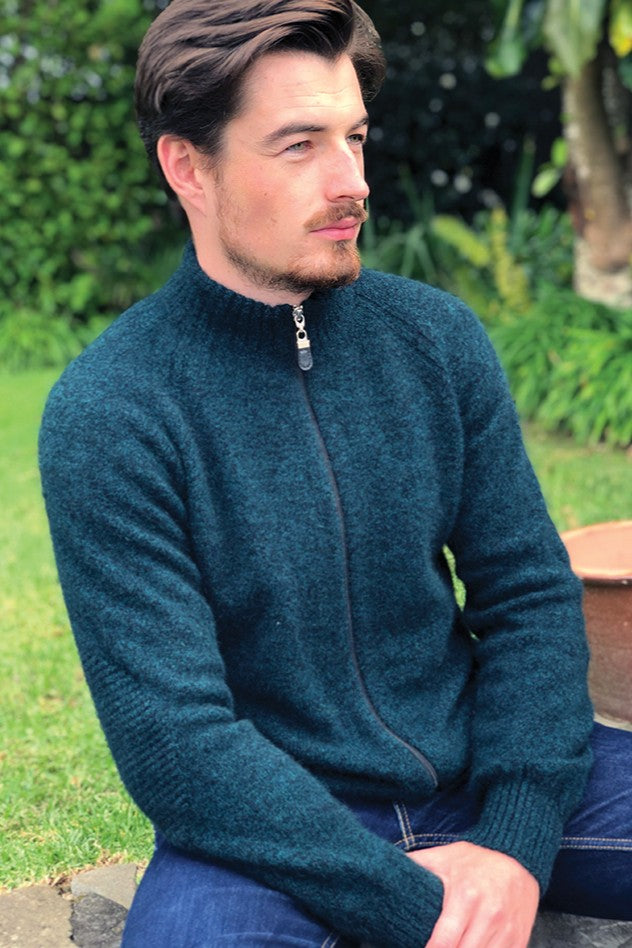 Mens Possum Merino Patch Jacket Main image