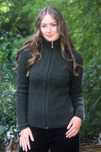 Rib Shaped Possum Merino Jacket