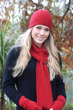 Double Thickness Possum Merino Skull Beanie