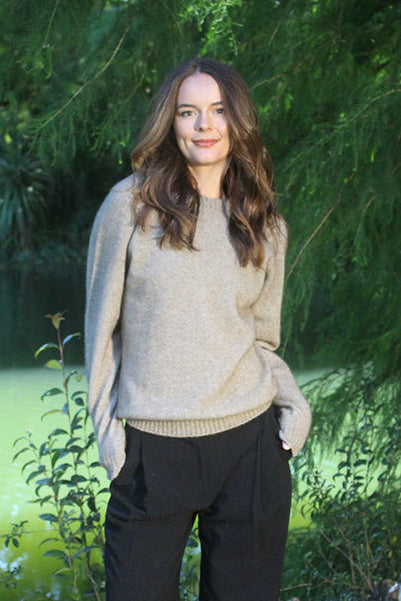 Plain Possum Merino Crew Neck Jumper