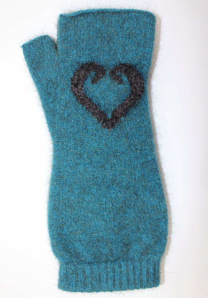 Aroha Possum Merino Fingerless Mitten