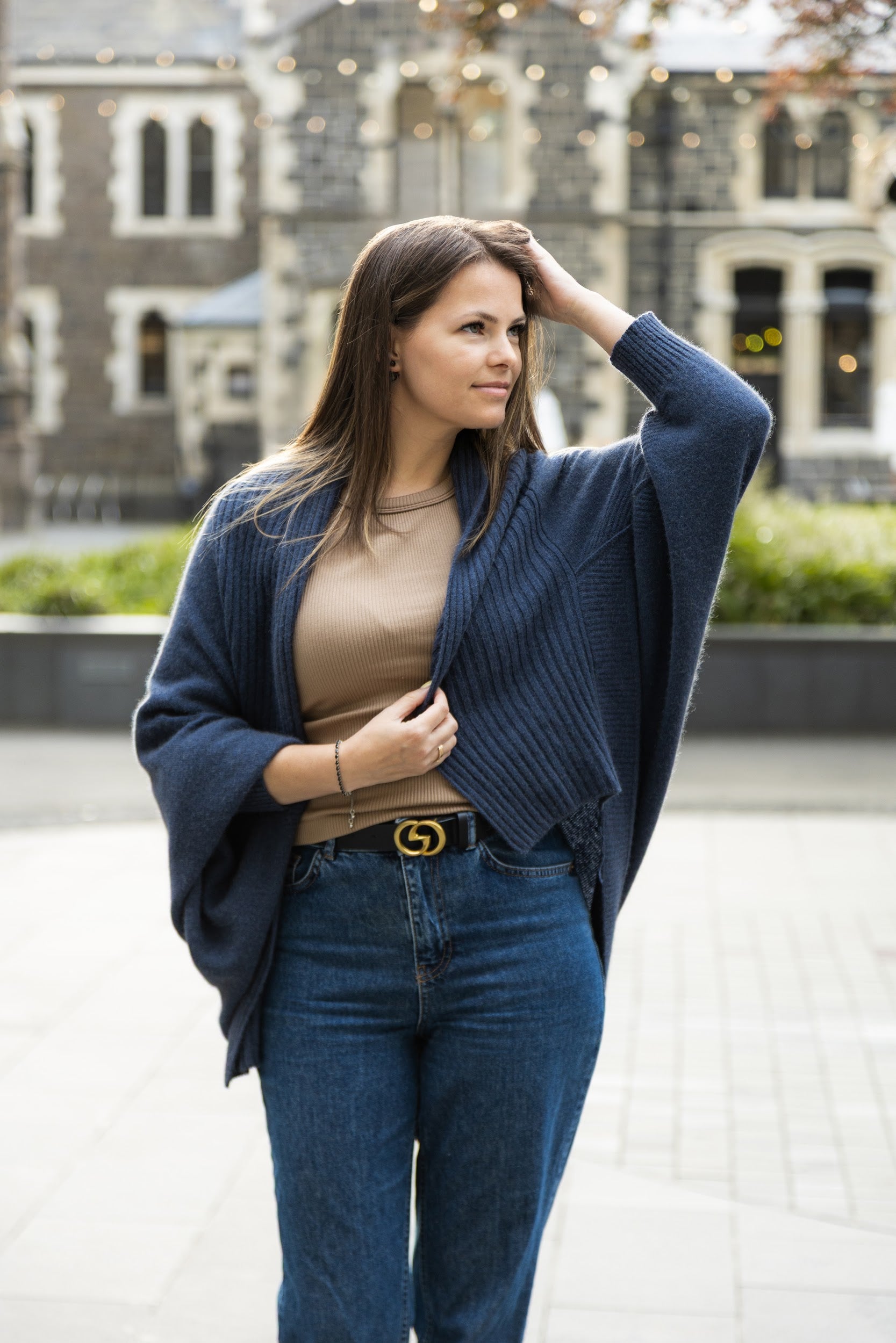 Possum Merino Rib Cape Secondary image