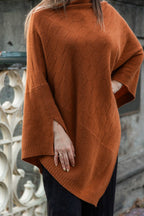 Possum Merino Honeycomb Poncho