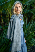 Jacquard Pattern Possum Merino Wrap