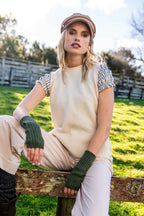 Possum Merino Moss Stitch Plated Vest