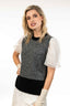 Possum Merino Moss Stitch Plated Vest
