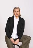 Bailey Possum Merino Cardigan - Black