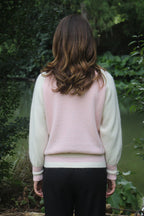 Banded Alpaca Wool Jumper-Natural3