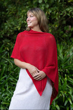 Mesh Merino & Cotton Poncho