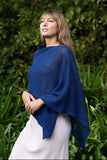 Mesh Merino & Cotton Poncho