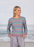Cara Possum Merino + Cotton Crew - Lilac