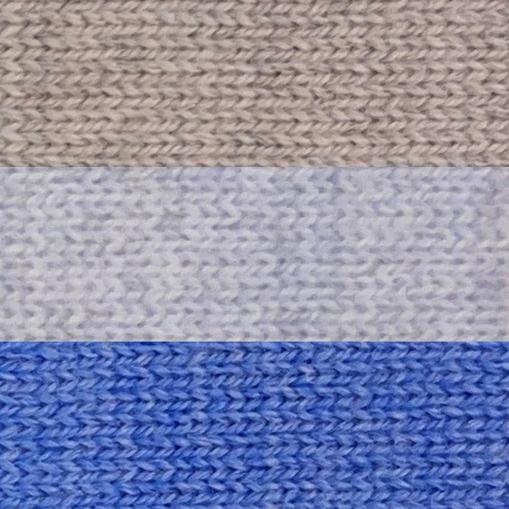 Graduated Stripe Merino Wool Poncho