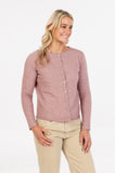 Paua Shell Button Possum Merino Cardigan