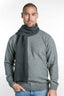 Ribbed Possum Merino Scarf - Koru Knitwear