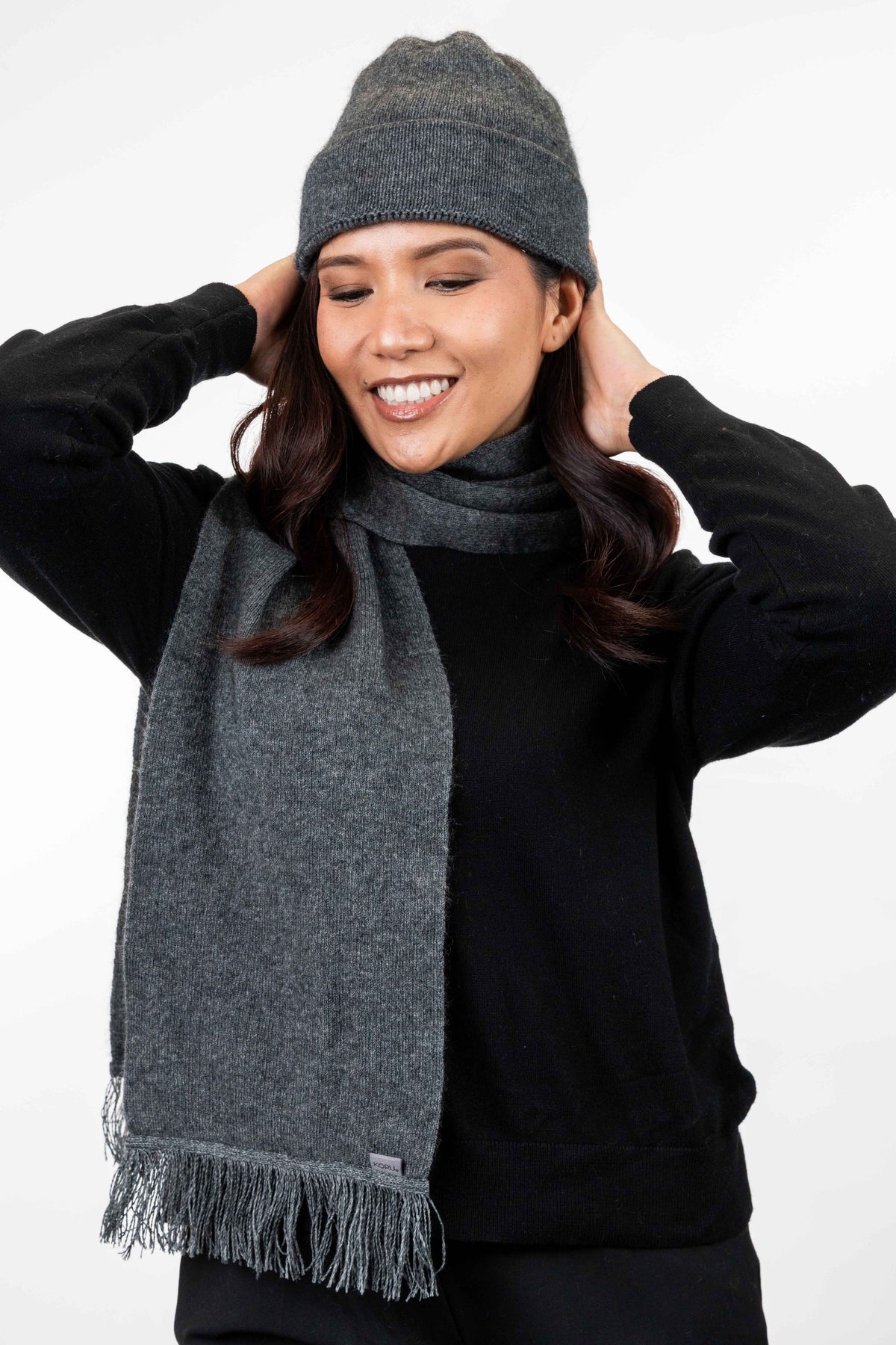 Fringed Possum Merino Scarf