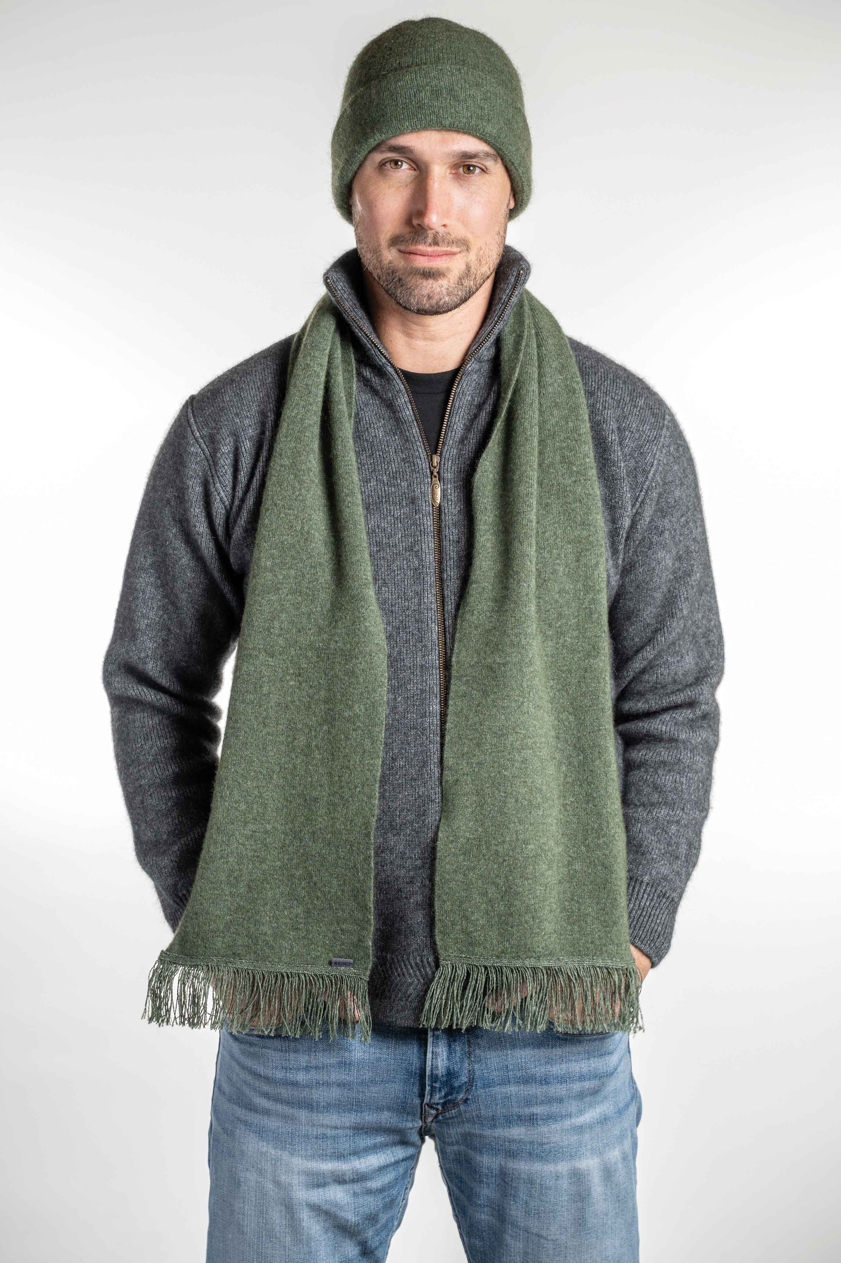 Fringed Possum Merino Scarf Main image